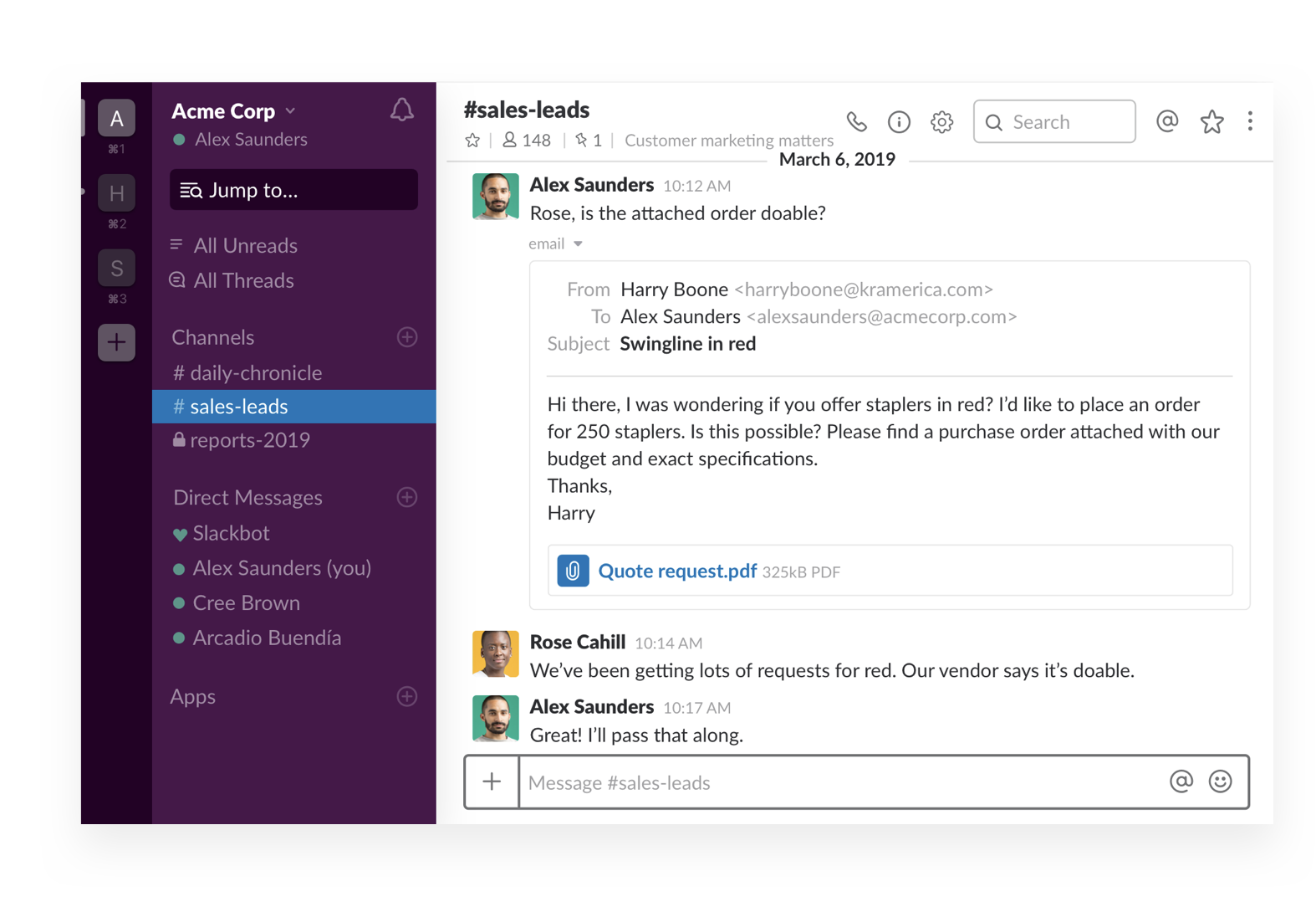 Send Email To Slack Slack Tips Slack