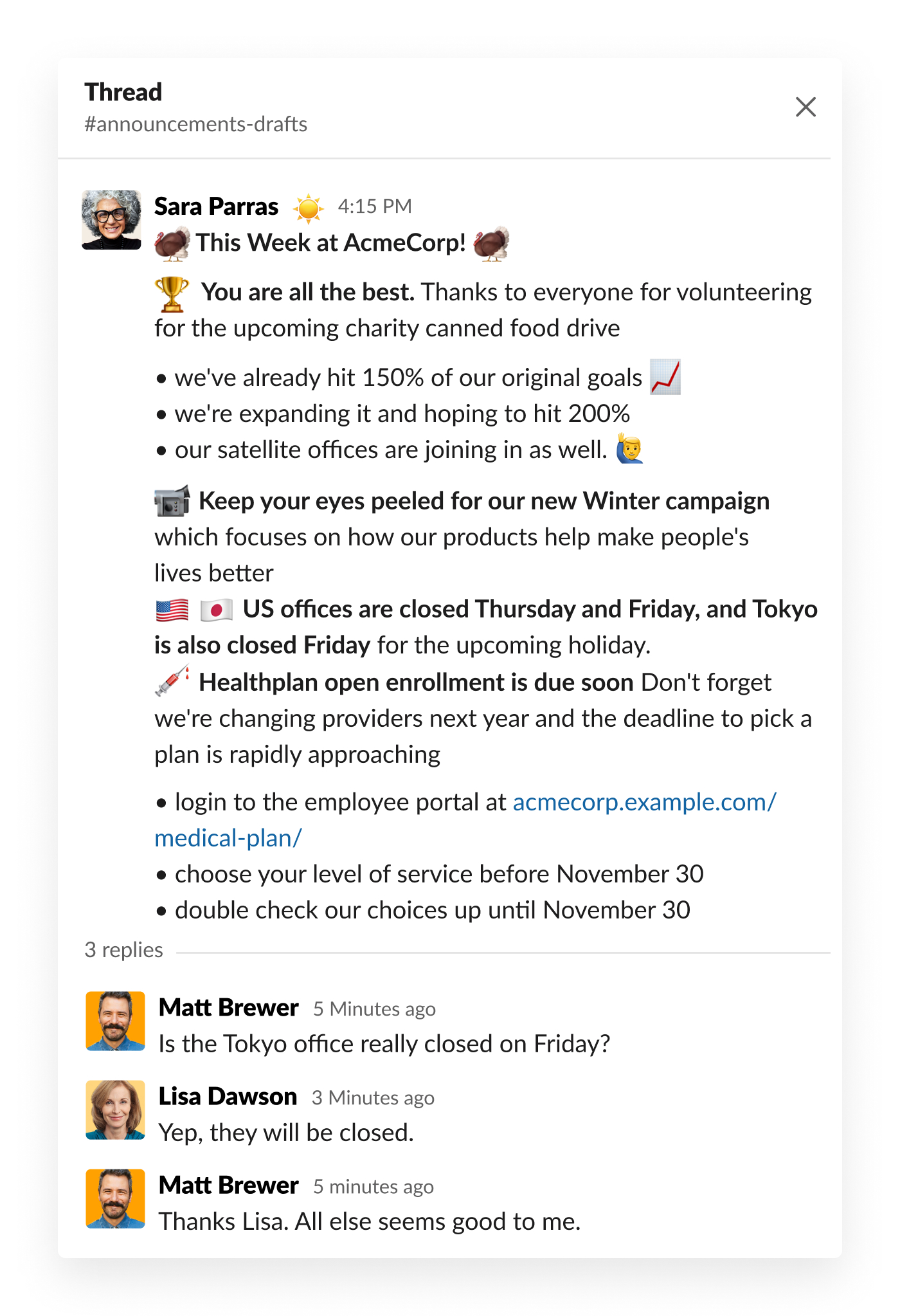 Approve and send company wide announcements Slack Tips Slack