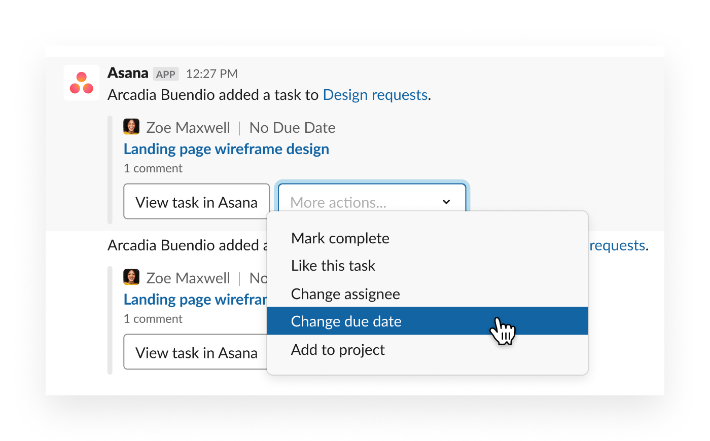 assign tasks on slack