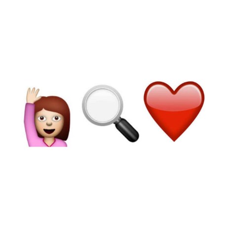 team search heart emoji