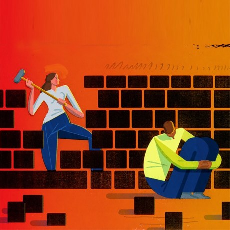 helping take down walls