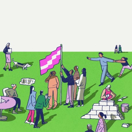 raising a flag