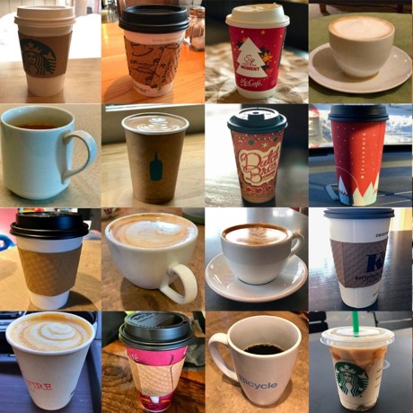 cups of coffee