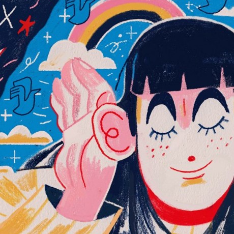 girl listening
