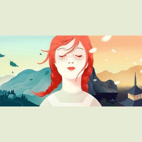 girl in environment