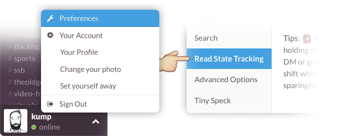 read state tracking