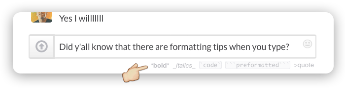 formatting tips