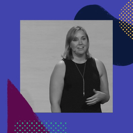 Molly Graham on stage at Slack's Frontiers conference