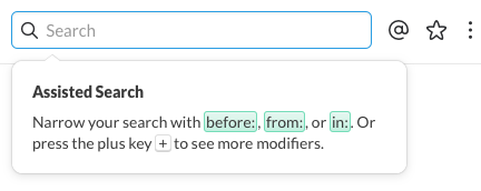 assisted search