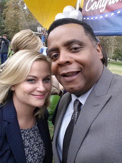 Jackson with Amy Poehler
