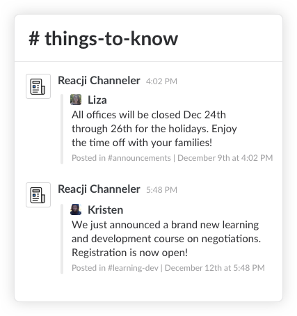 things to know channel