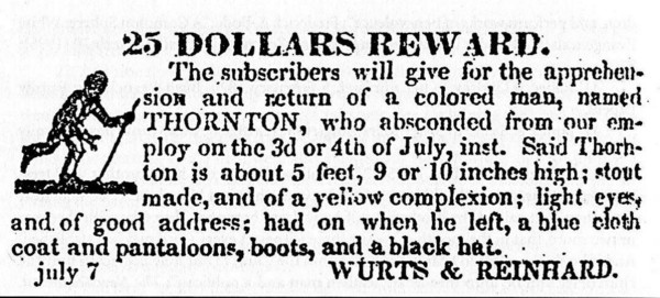 fugitive slave notice