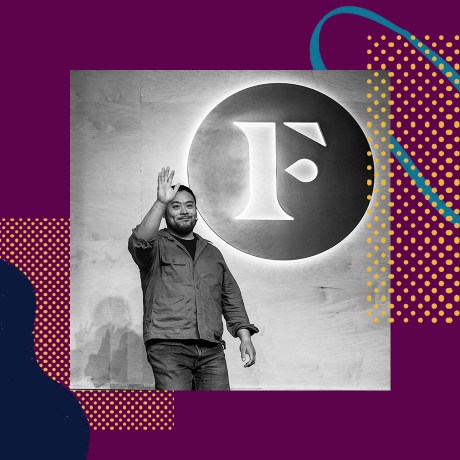 David Chang speaking at Slack Frontiers 2018