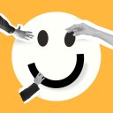 employee happiness hero hands putting a happy face together