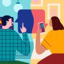 shared channels customer support hero two people communicating