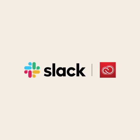 Slack and Adobe Creative Cloud logos