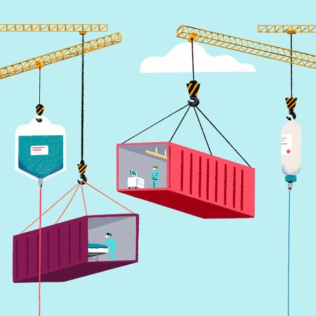 shipping containers as ICU units