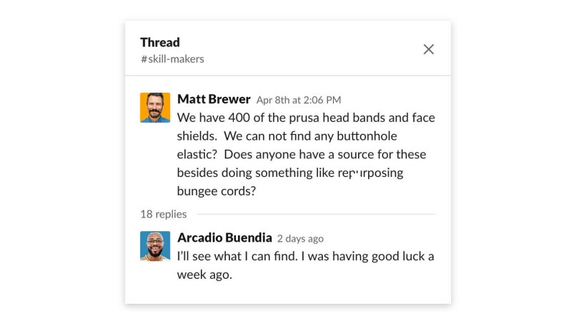 masks for docs slack channel